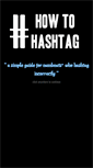 Mobile Screenshot of howtohashtag.com